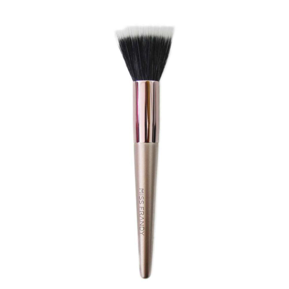 Pincel Duo Fiber G Champagne 60225 | Miss Frandy | Aplicação Suave E Acabamento Impecável