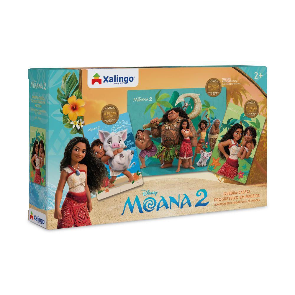 Quebra-Cabeça Progressivo Moana 2 - Xalingo
