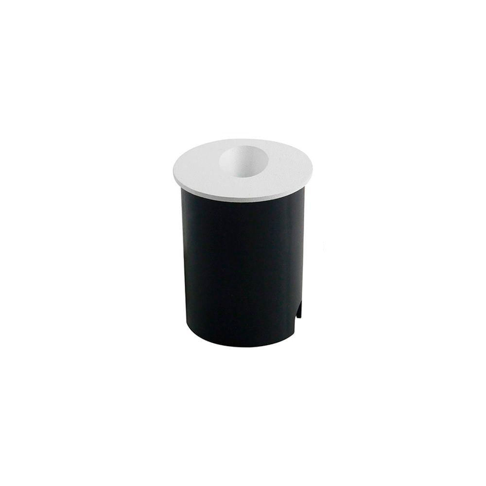 Balizador Astraled Australe Redondo De Embutir Led 2w Bivolt Branco 3000k Luz Amarela Bl-6712