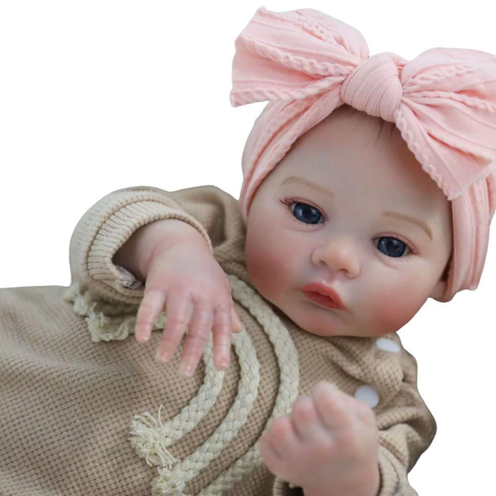 Bebê Reborn Menina Toda Em Silicone De Vinil Macia Artesanal Realista
