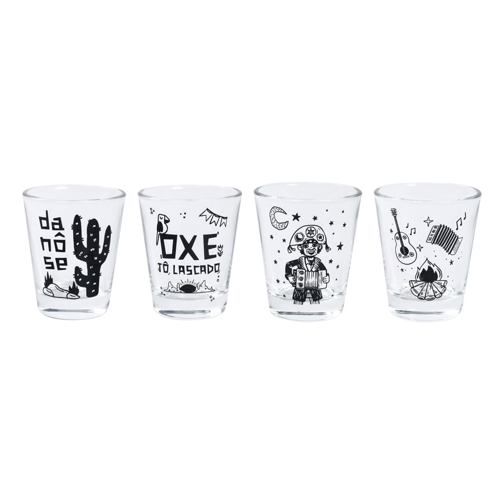 Conjunto de Copo Shot Cordel 55ml CV245261 PlayFun