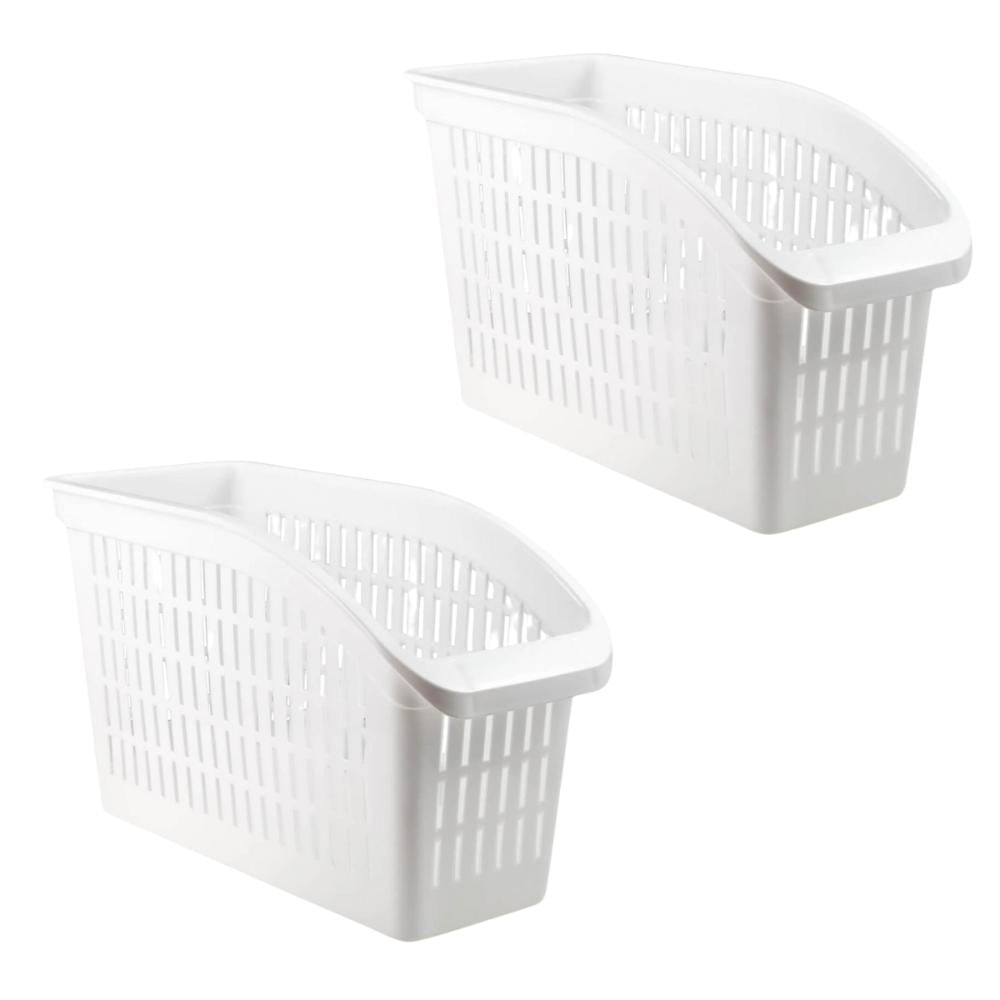 Kit 2 Organizadores de Geladeira 13x29,5cm Armários Frutas Verduras Cozinha Plasvale