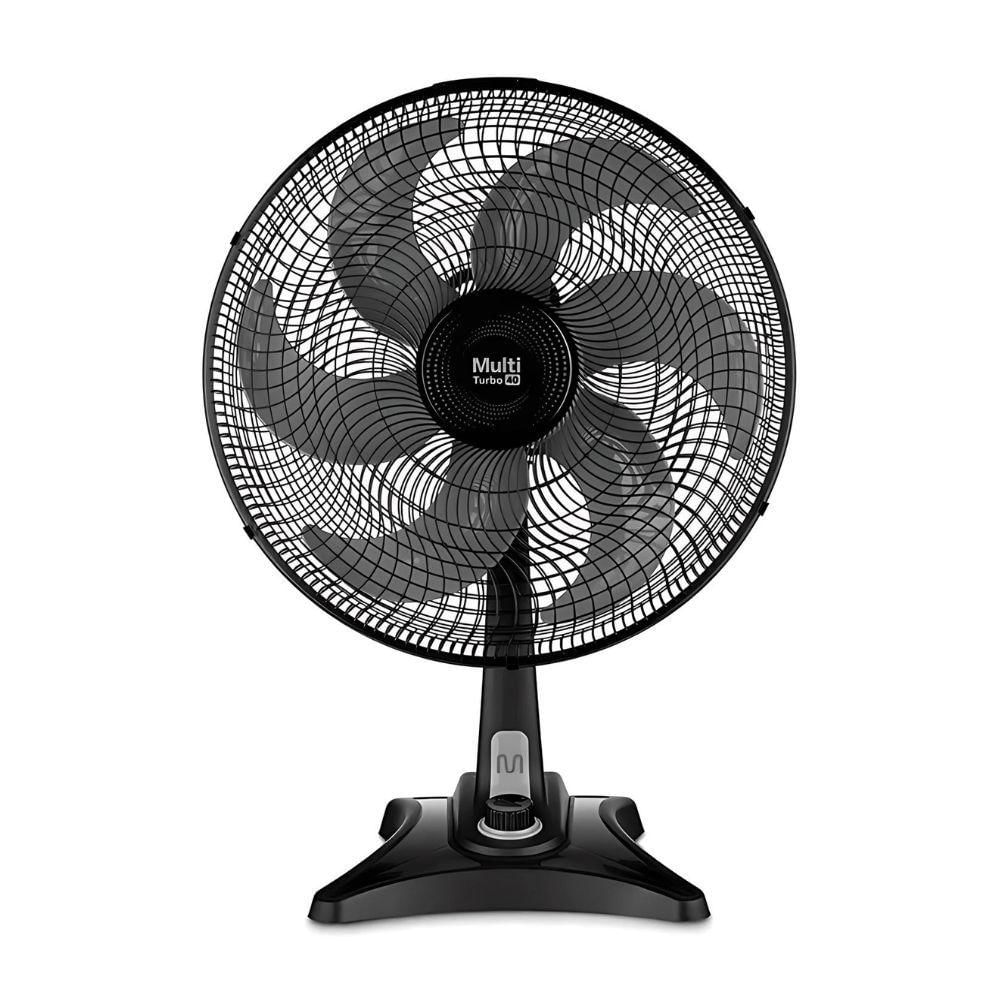 Ventilador De Mesa Multilaser Vl401 Multi Turbo 40 135w 40cm Preto 127V