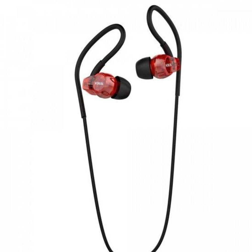 Fone De Ouvido Vokal E40 In Ear Vermelho