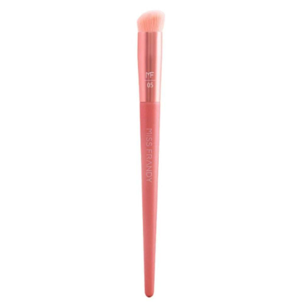 Pincel Kabuki Chanfrado P Mf05 | Aplicação Precisa E Acabamento Uniforme | Linha Squad | Miss Frandy