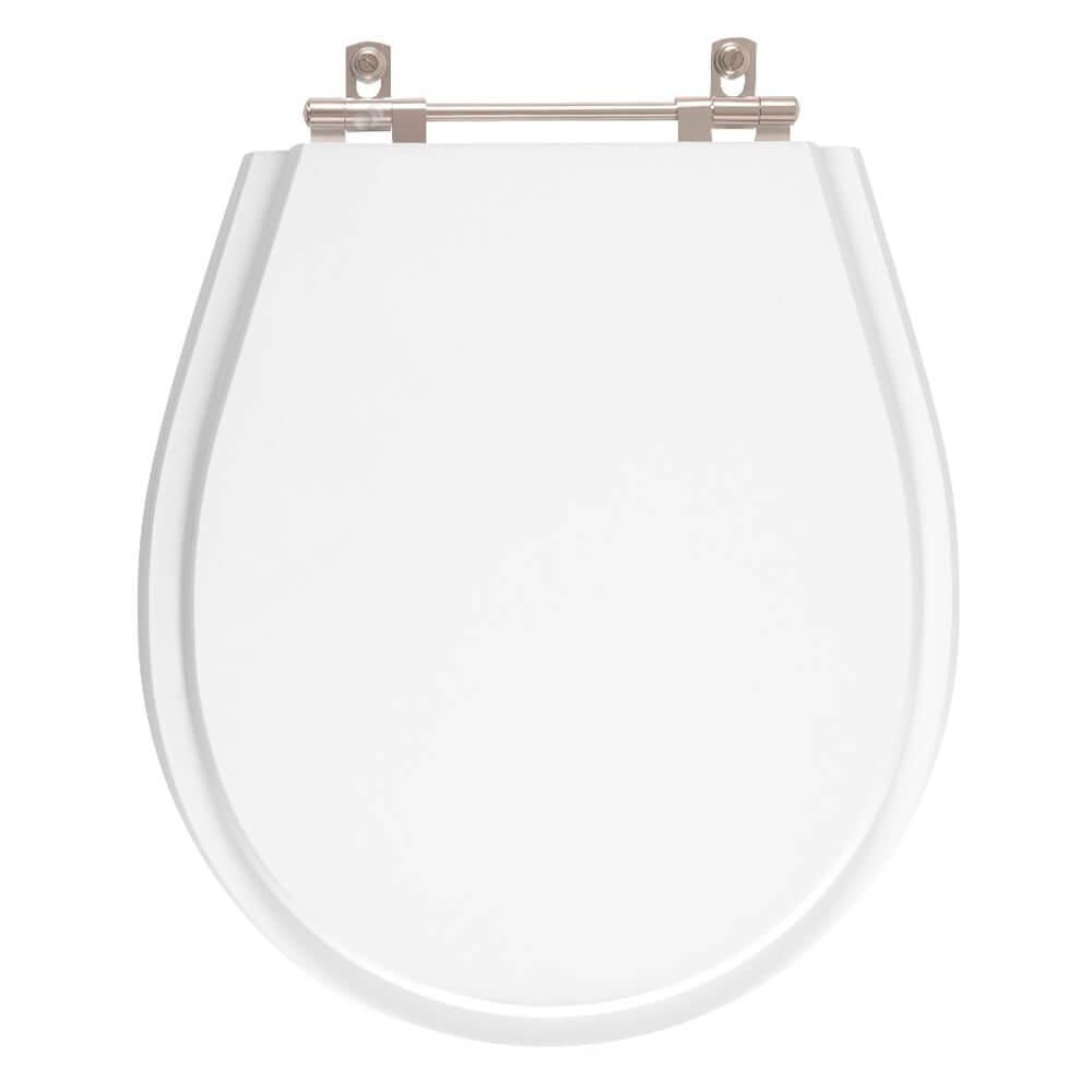 Tampa De Vaso Poliester Avalon Branco Para Louça Ideal Standard