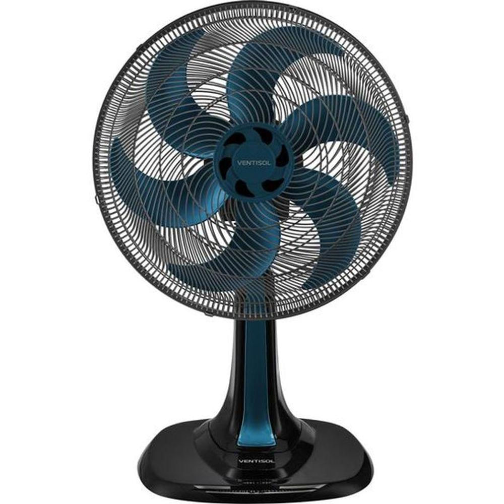 Ventilador De Mesa Ventisol Turbo 6 30cm Azul 220V