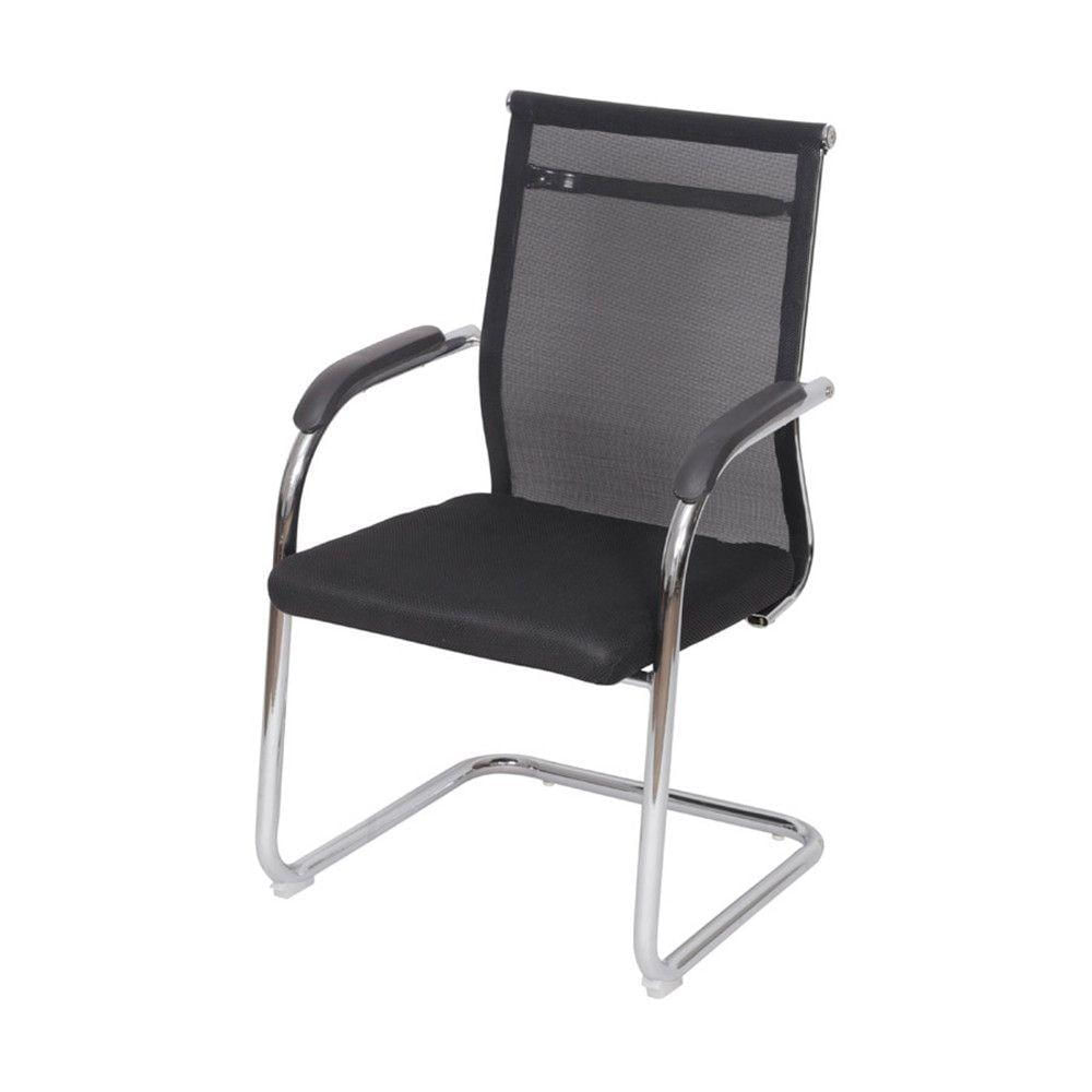 Cadeira Or-3312 Assento Em Pu Com Base Cromada Or Design Preto