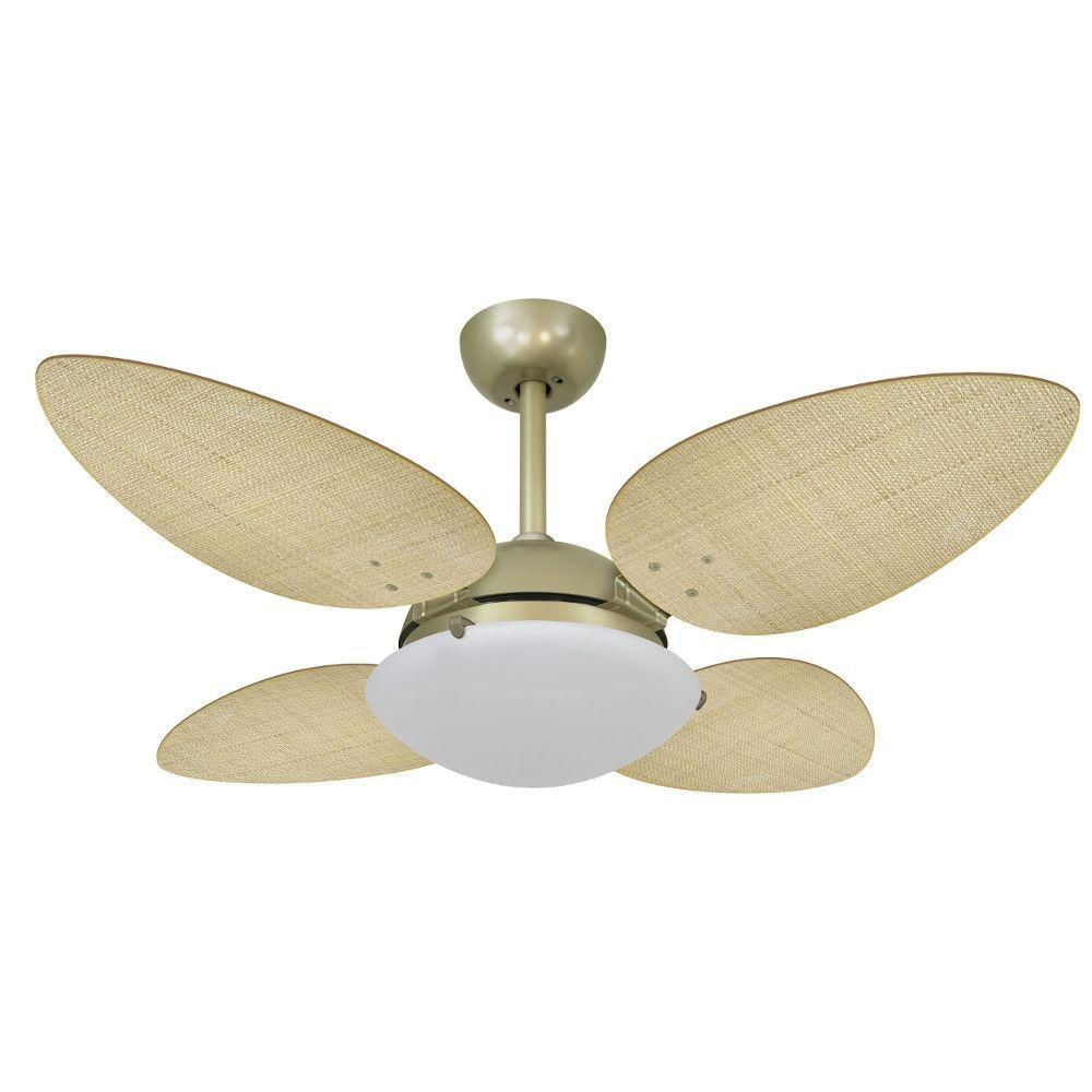Ventilador De Teto Volare Petalo Palmae Natural 127V
