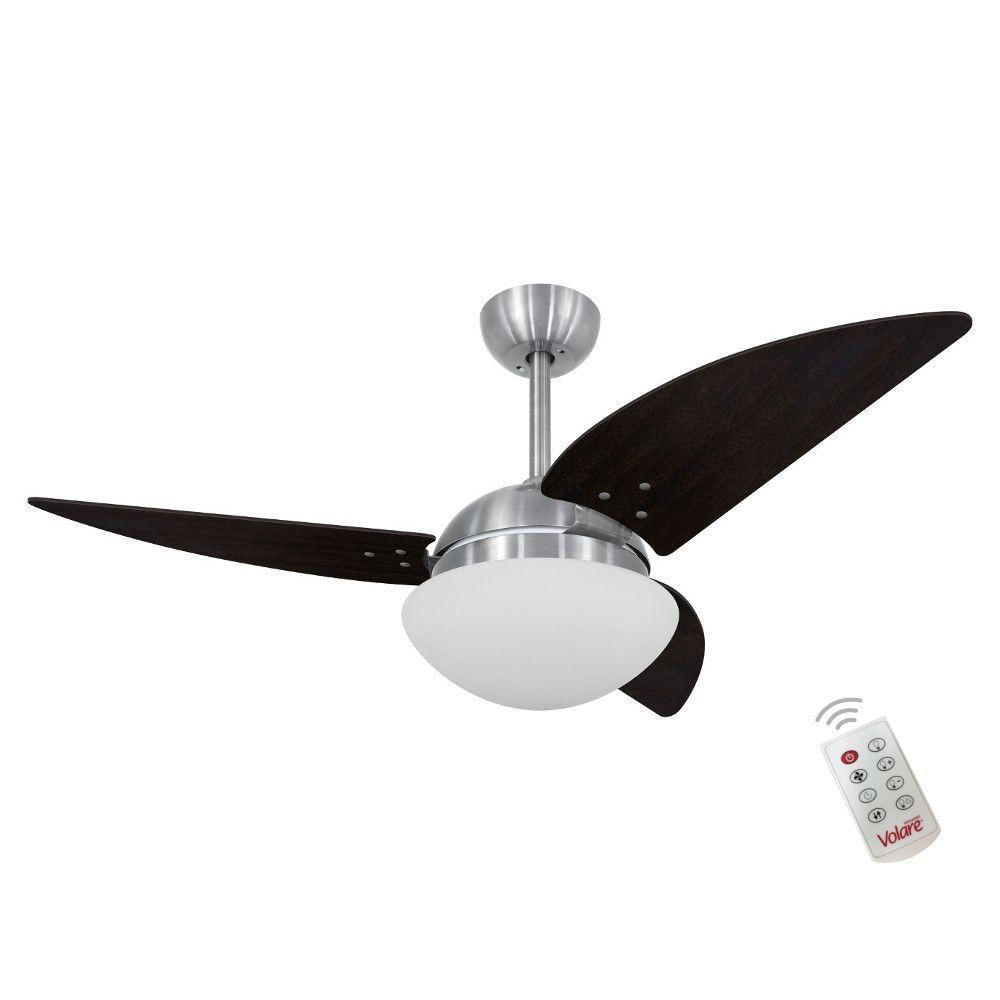 Ventilador Volare Class Tabaco 220V E Controle Remoto
