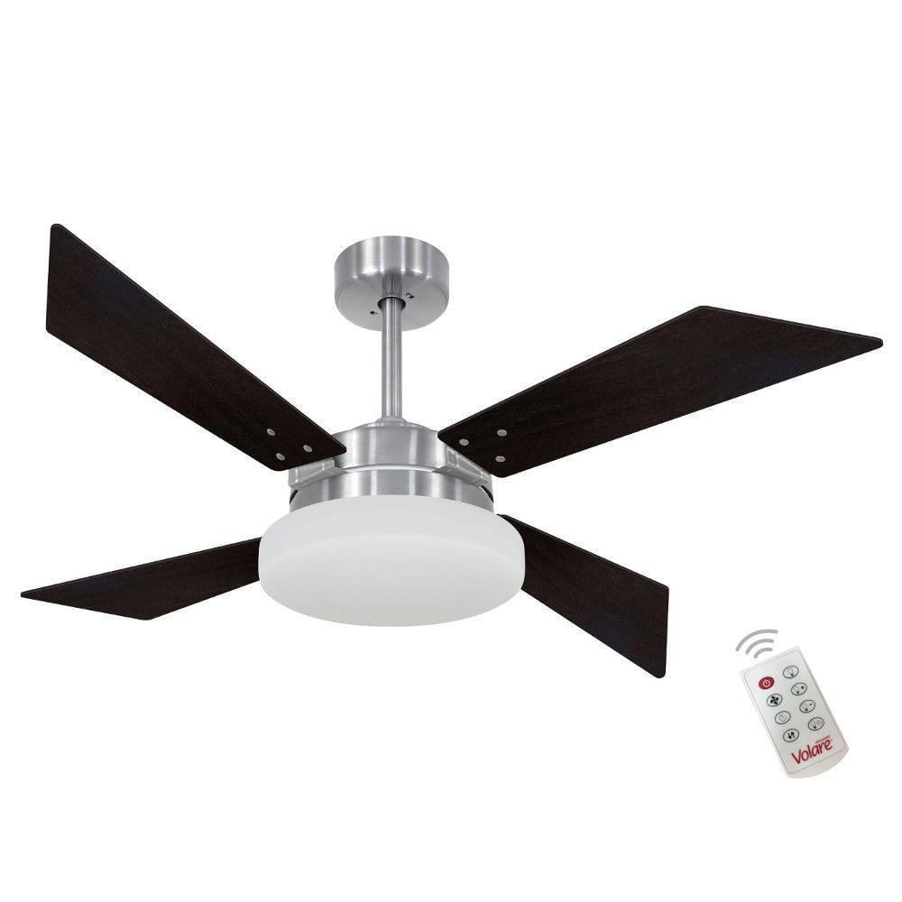 Ventilador Volare Tech Marrom 127V E Controle Remoto