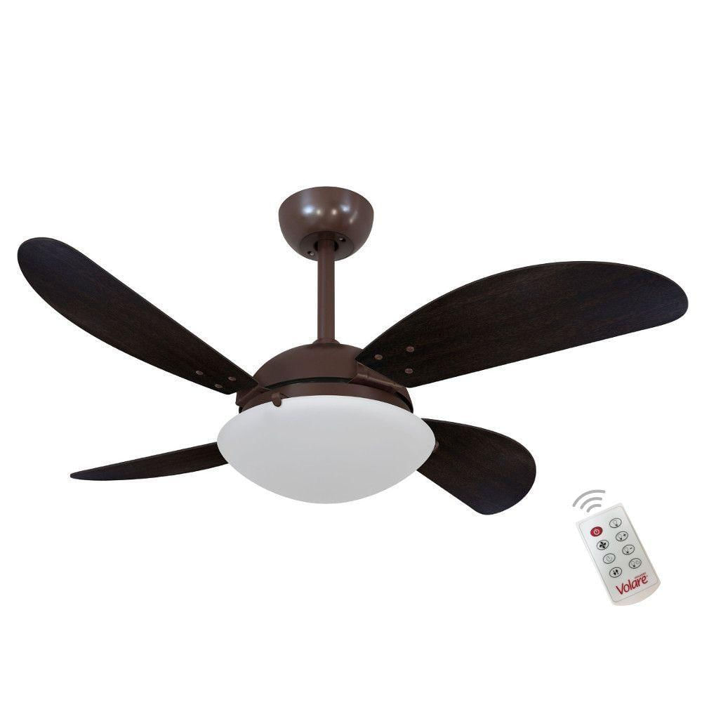 Ventilador Volare Fly Tabaco 127V E Controle Remoto