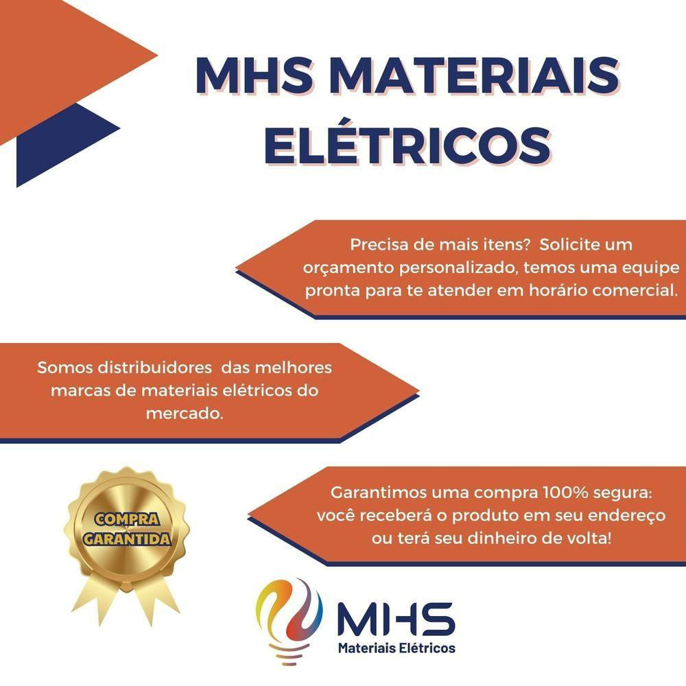 Modulo Interruptor Simples Branco Iris Soprano