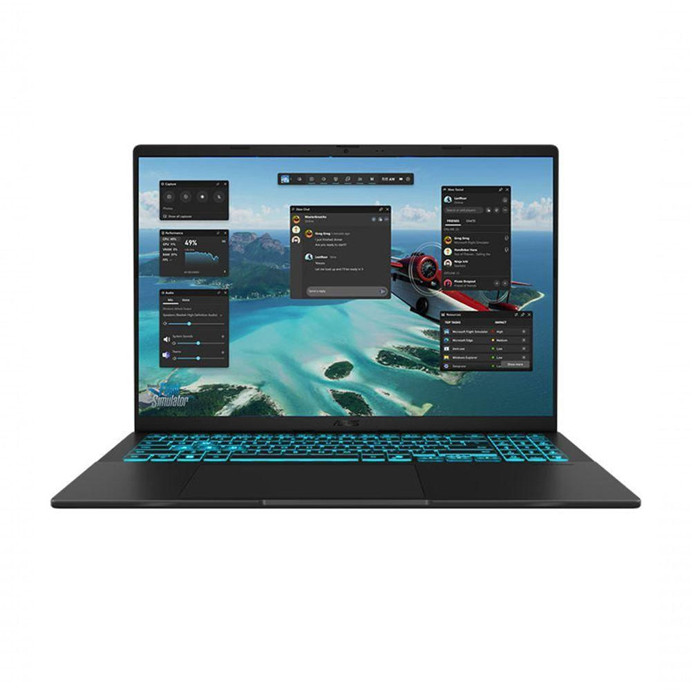 V16 Intel Core Ultra 7 240h Rtx 3050 Tela 16' Wuxga Ssd 4gb Asus Nvme Ram 32gb Asus