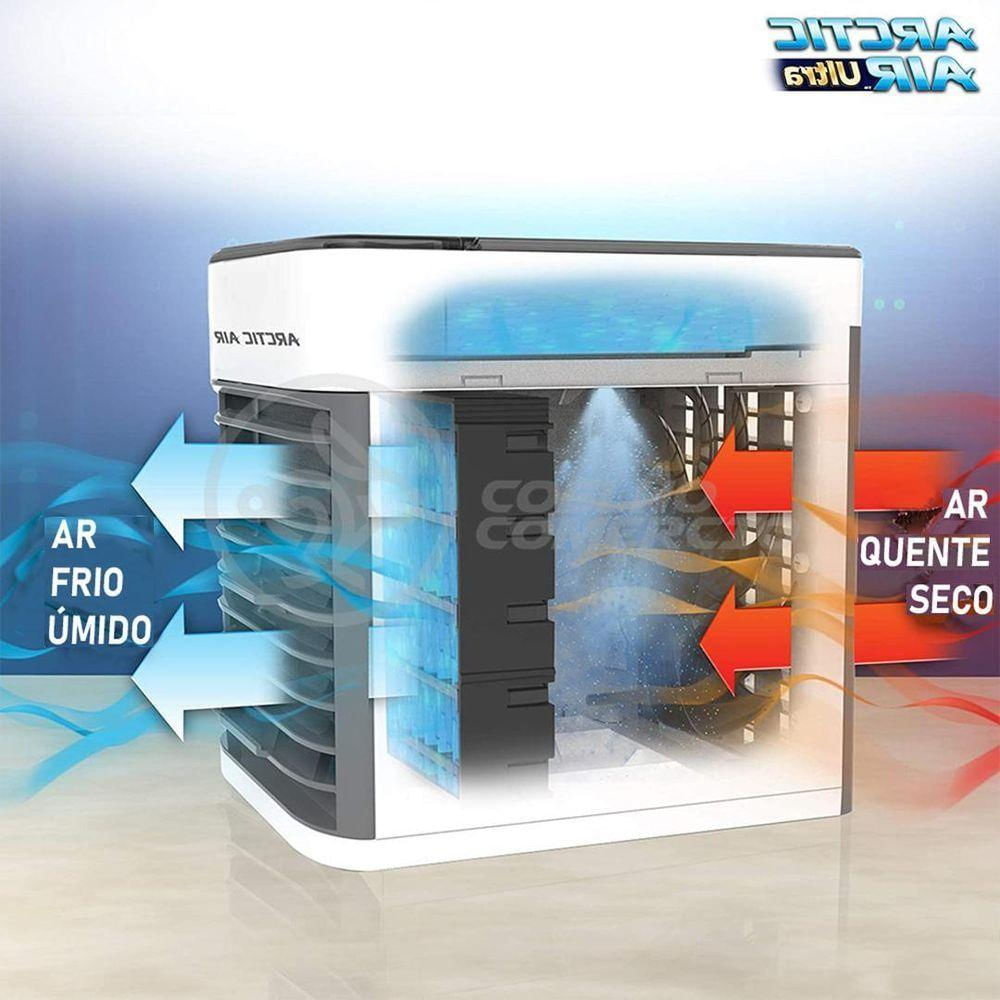 Mini Ar Condicionado Climatizador Humidificador Portátil Arctic Air Cooler 3 Velocidades