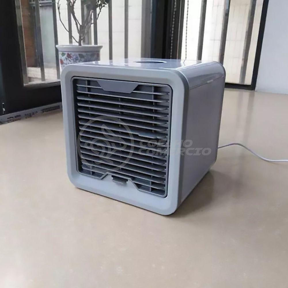 Ar Condicionado Portátil Arctic Air Cooler Umidificador Climatizador Luz Led 7 Cores Rgb