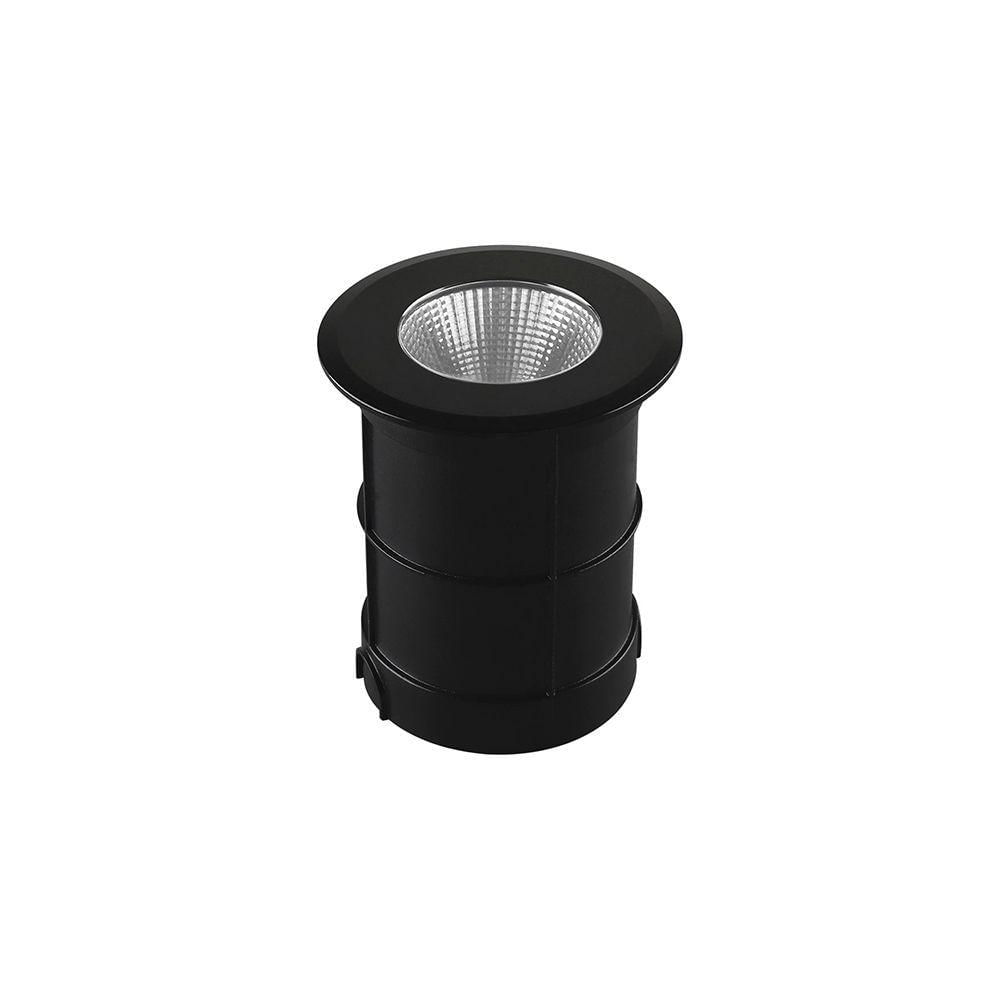 Embutido De Solo Led Taschibra Thin 6w Bivolt Preto 3000k Luz Amarela 15090372