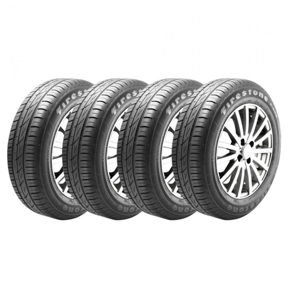 Pneu Aro15 Firestone F-600 195/55 85F - 4 Unidades