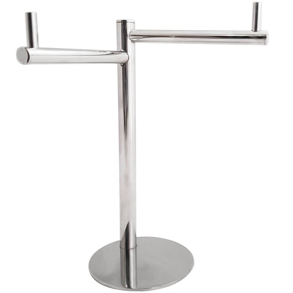 Porta Toalhas de Bancada em Aço Inox Toalheiro para Lavabo Banheiro Jasmim