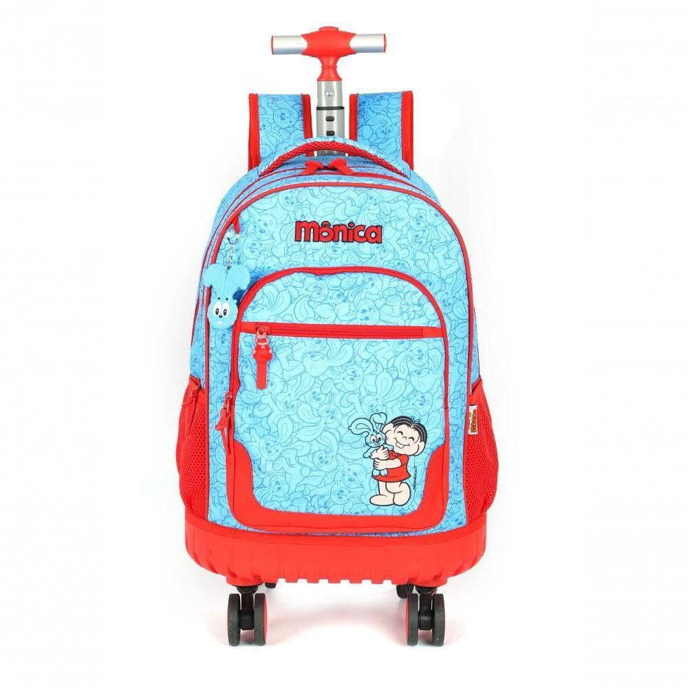 Mochilete Com Carrinho Azul - Unico Azul