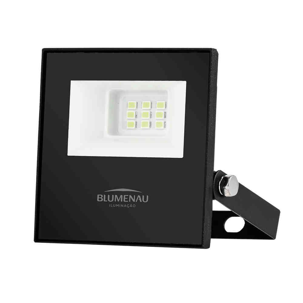Refletor Led Play 10w Luz Verde Ip66 - Preto