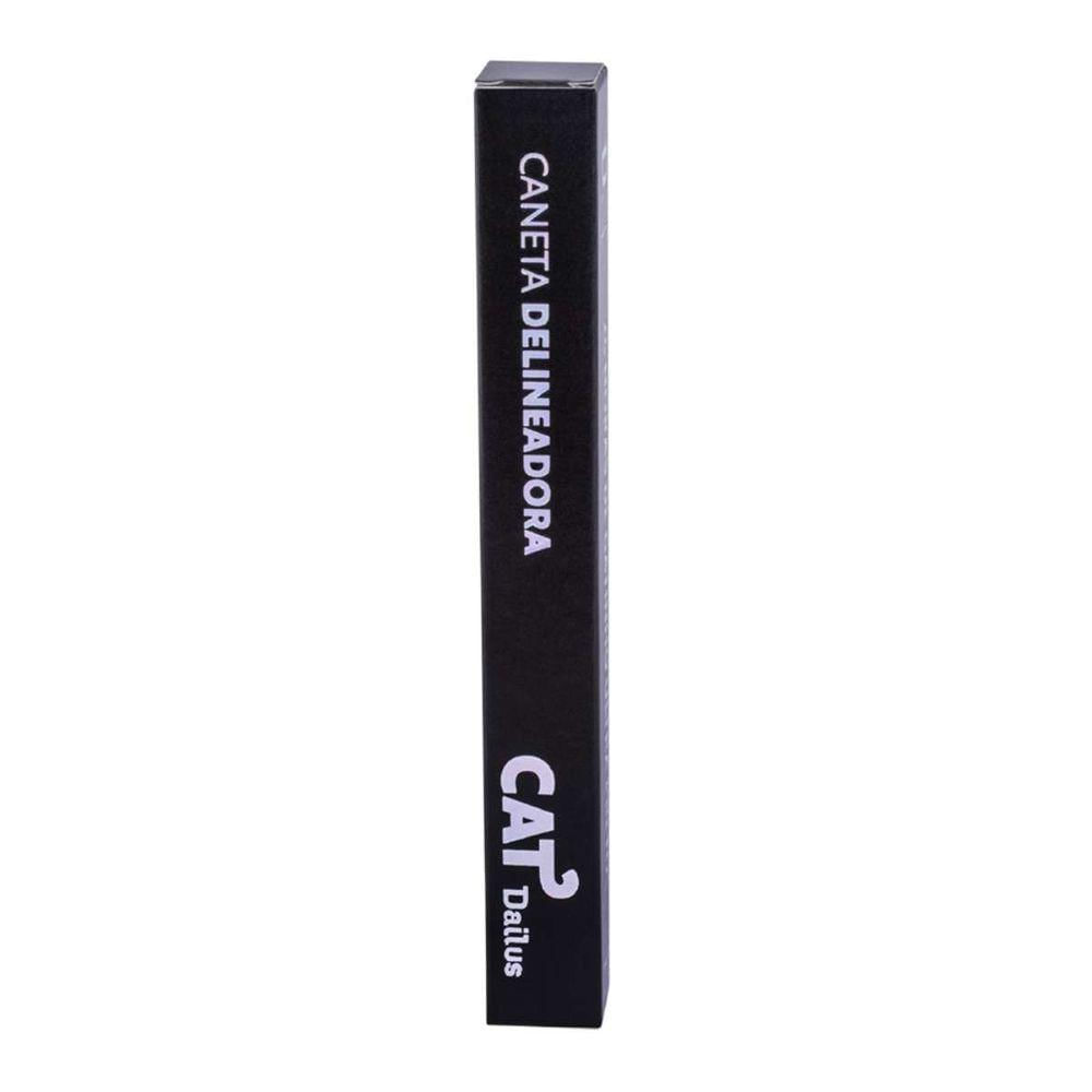 Caneta Delineadora Cat Preto 1ml Dailus Delineado Preciso, Longa Duração e Acabamento Intenso