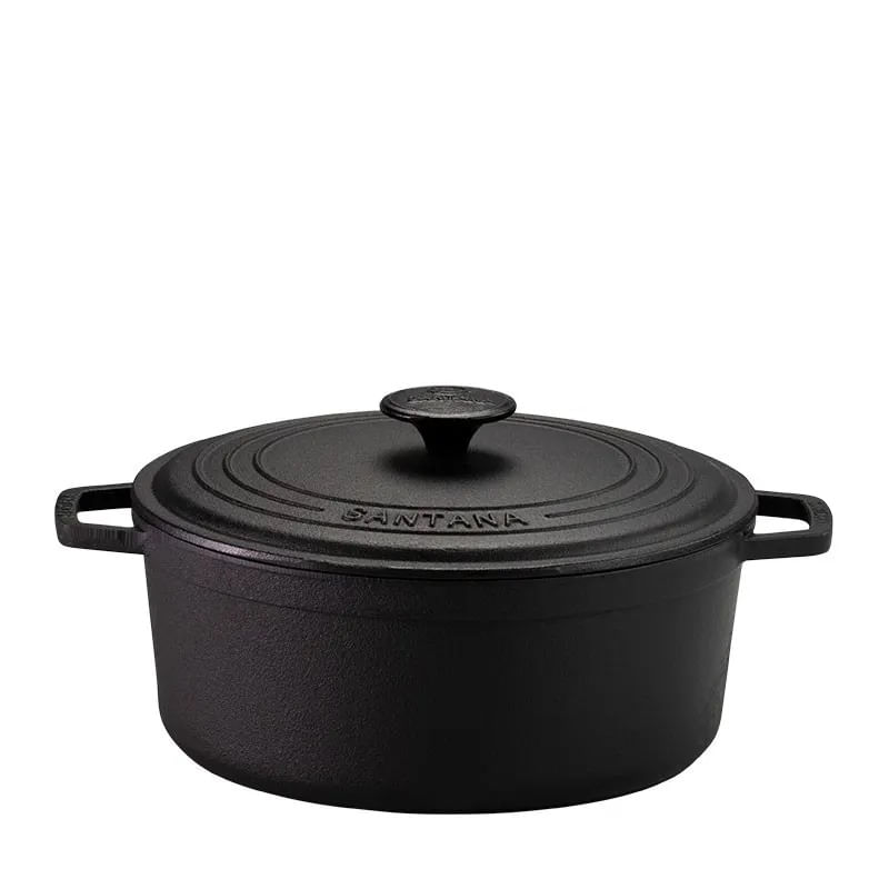 Panela De Ferro Caçarola Neo 1,7L Tampa E Alça De Ferro 18cm