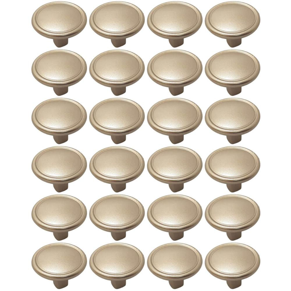 Conjunto 24 Puxadores 1764 Grenade Ponto Dourado Móveis Armários Gavetas Torralba