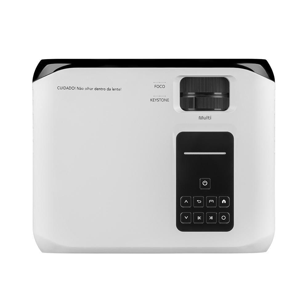 Projetor Multi Pj003 Smart Screen Linux 2200 Lumens