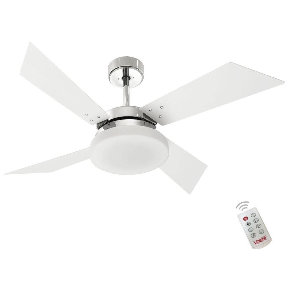 Ventilador Tecno Branco 127V E Controle Remoto