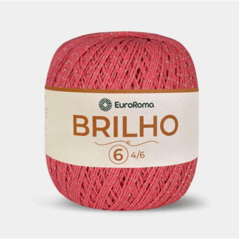 Barbante Euroroma Nº6 Brilho Ouro 400 Gr