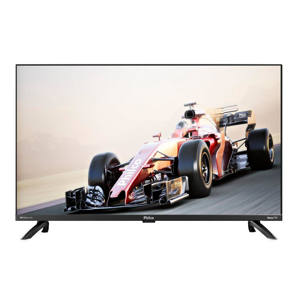 Smart TV LED 32" Philco Roku TV TV32G7PR2CGB Cinza