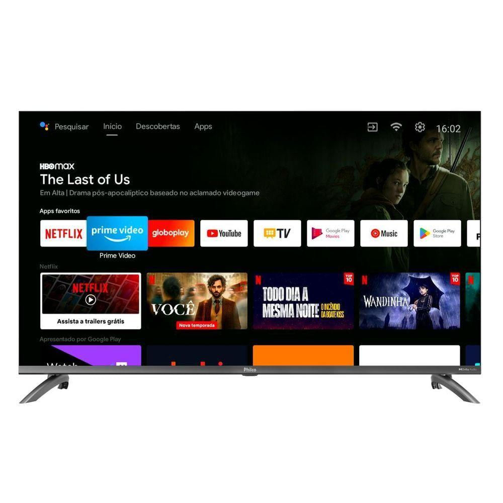 Smart TV 40” Philco PTV40M9GACGB LED Android TV Dolby Áudio Bivolt