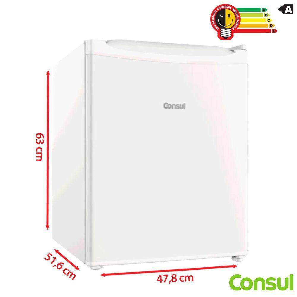 Frigobar Consul com Gaveta Multiuso CRC08CB 76 Litros - 110V