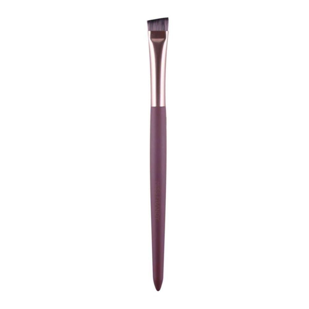 Pincel De Sobrancelhas Chato E Chanfrado Marsala Rm12523 | Miss Frandy | Aplicação Precisa