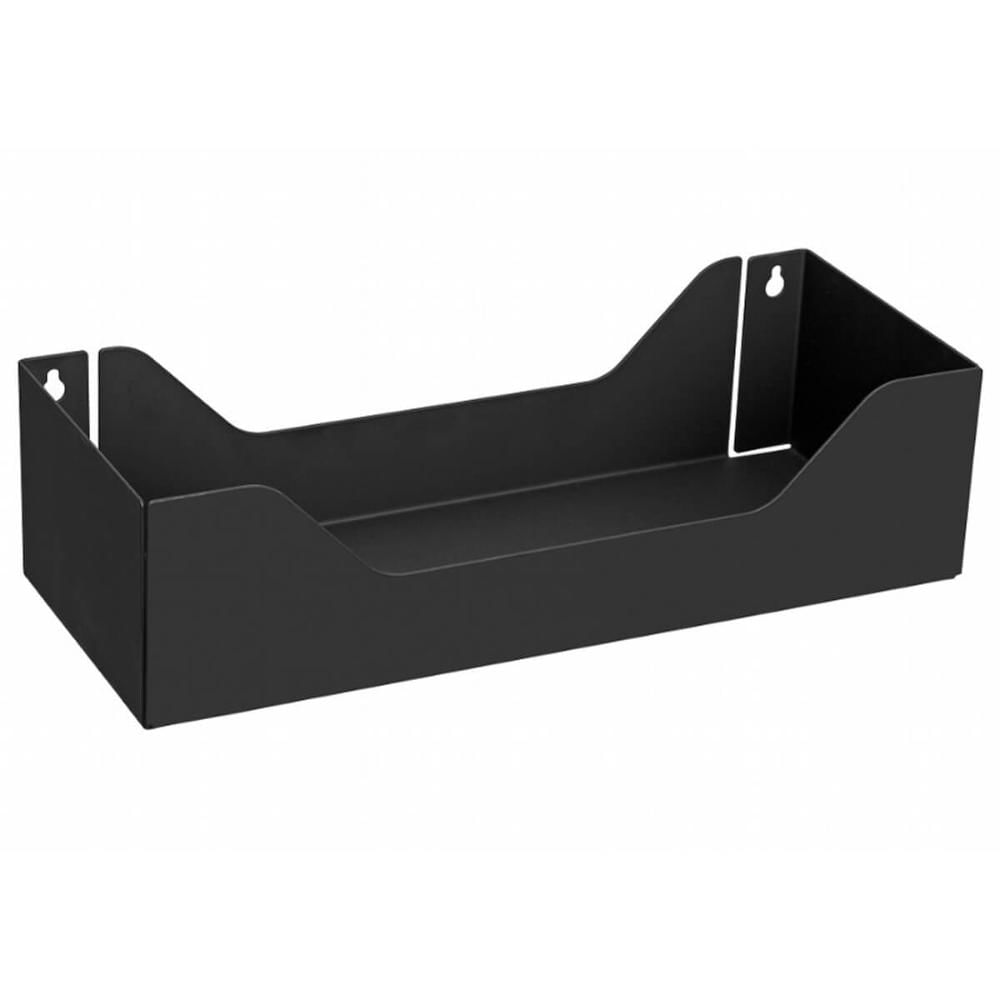 Porta Objetos Preto Organizador Multiuso de Acessórios Suporte para Trecos de Parede Organize Masutti