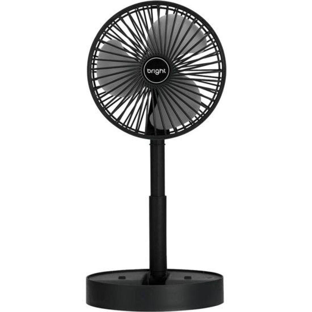Ventilador Portátil Recarregável Bright Vn003 Preto [f002]