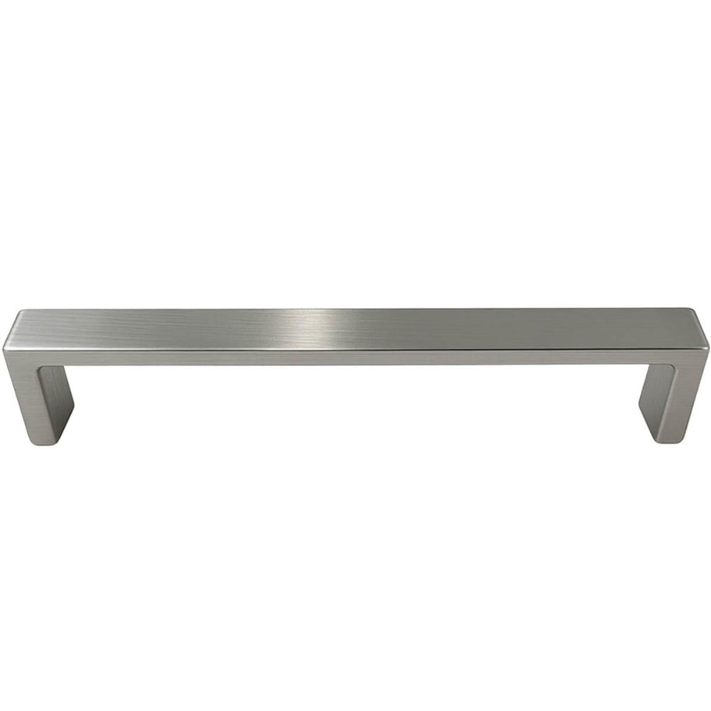 Puxador Alça Reta Clássica 20cm Oeiras Armários Niquel Escovado Torralba 192mm