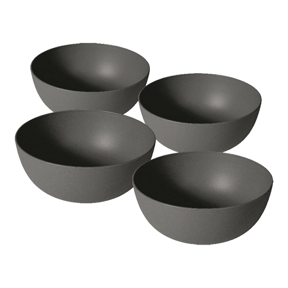 Conjunto de 4 Bowls 1,100ml BO0103 São Bernardo Preto
