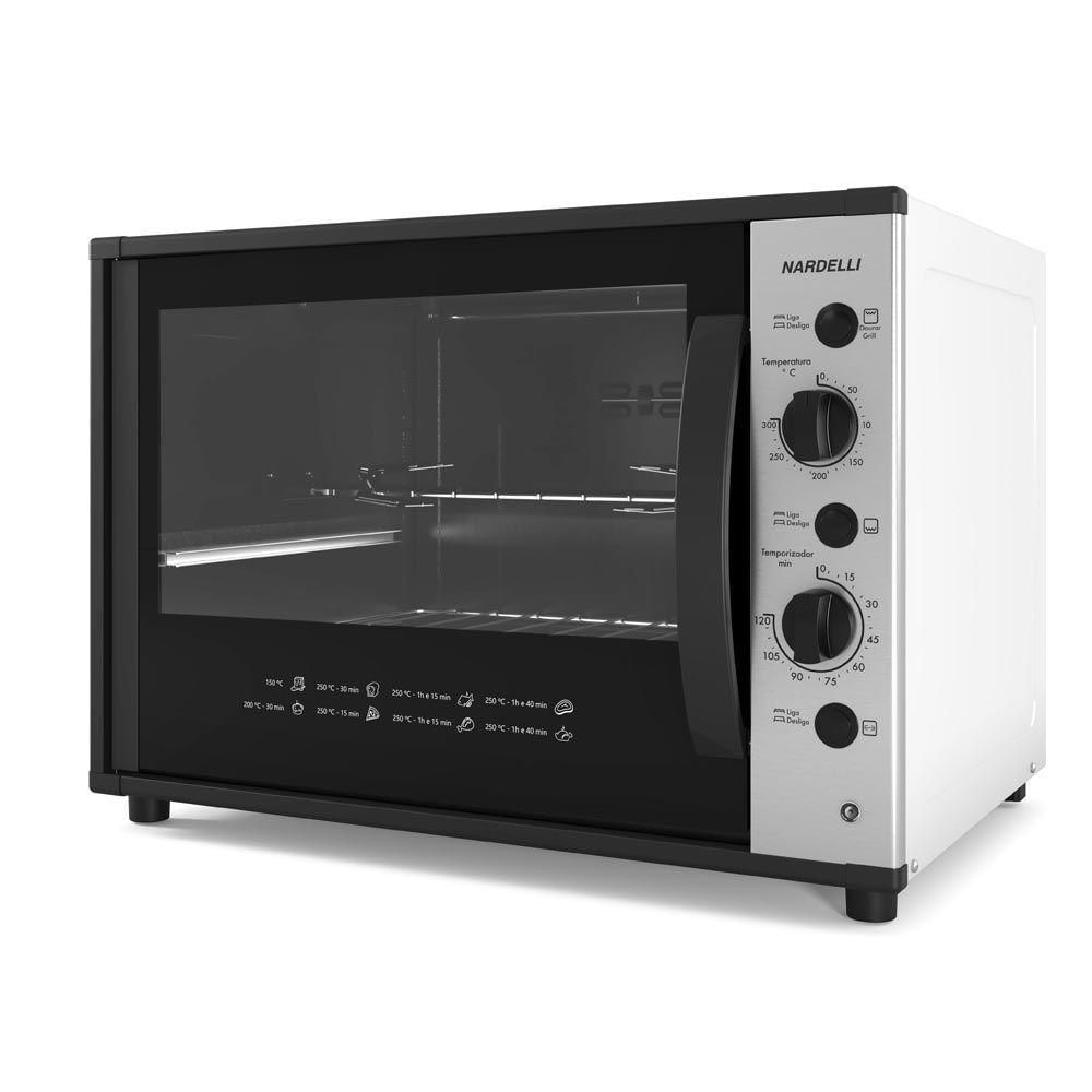 Forno Elétrico De Bancada Nardelli Smart 60 Litros Branco 110V