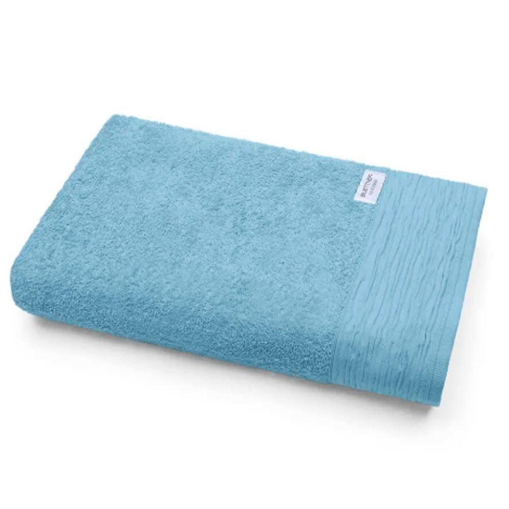 Toalha Banho Buettner Nobre 100% Algodão Fio Penteado Everest 70cm X 140m Azul