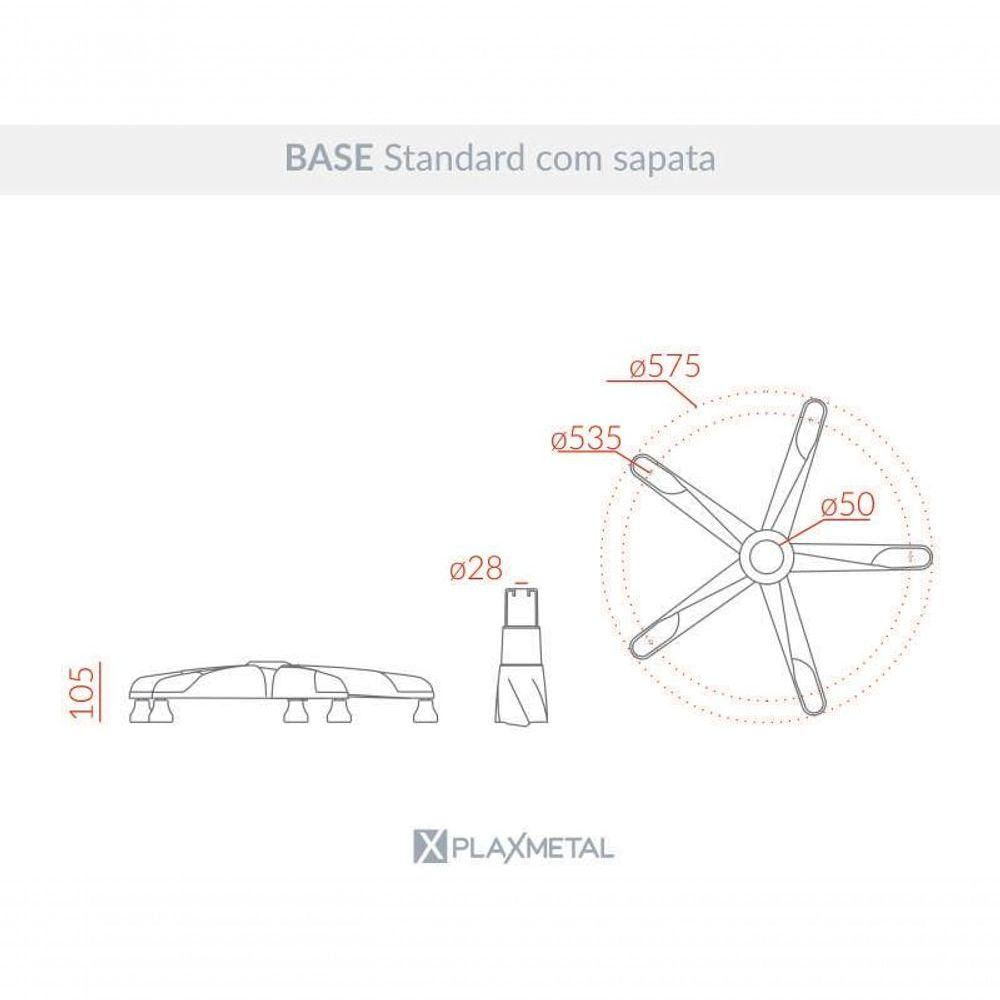 Base Standard Com Sapata