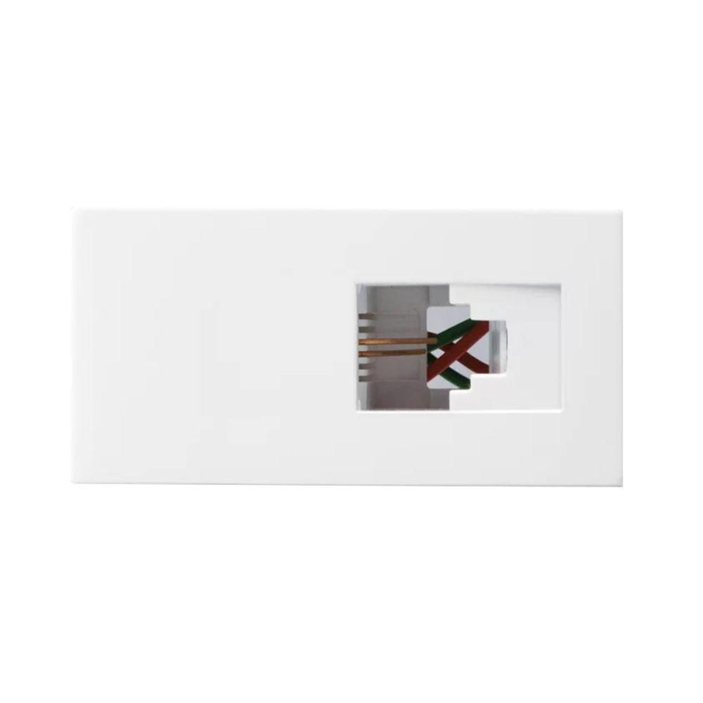 Modulo Tomada Rj11 2 Fios Branco Revita Soprano