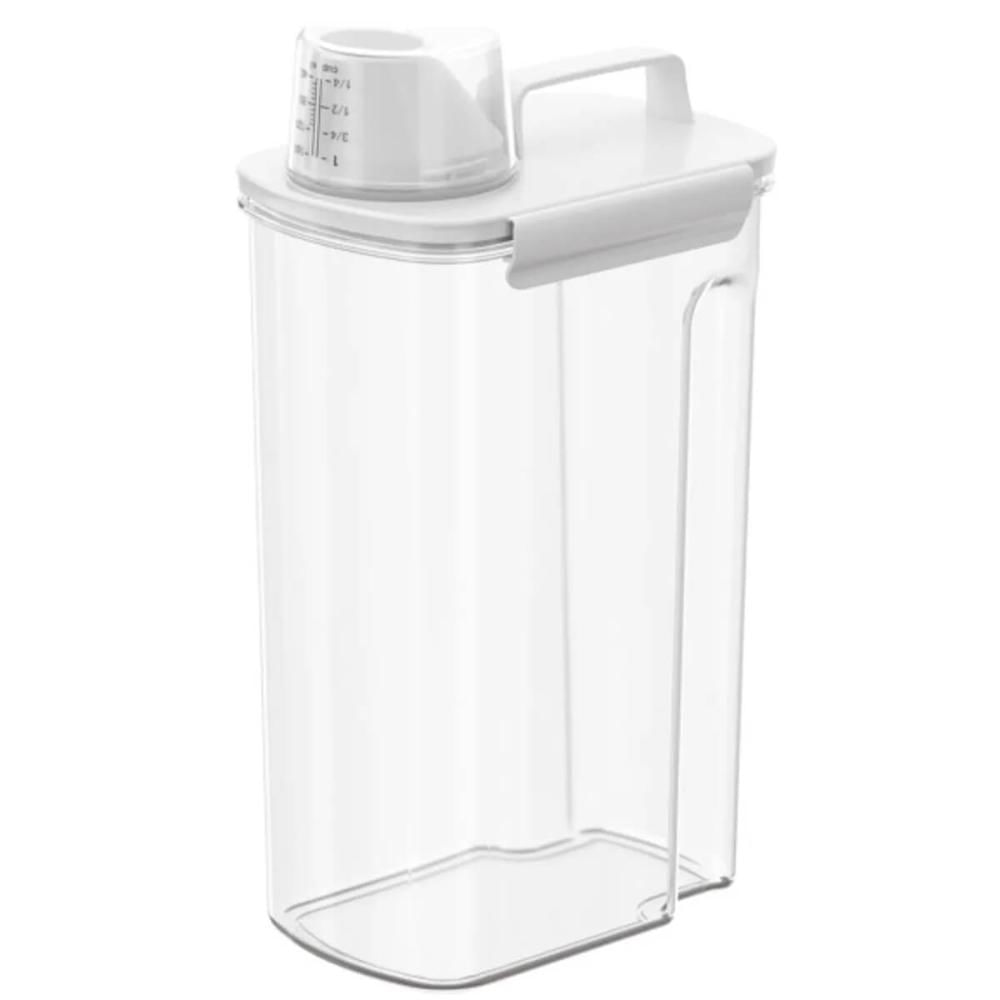 Dispenser com Medidor New Retrô Coza 1,5l Pote Amaciante Lavanderia com Tampa