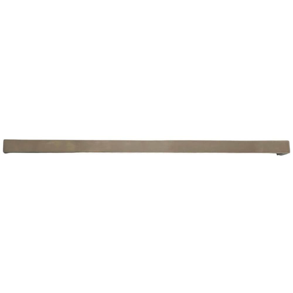 Kit 30 Puxadores Retos Alça 352mm Zamac Níquel Escovado Piauí para Móveis Guarda-Roupas Gavetas Armários