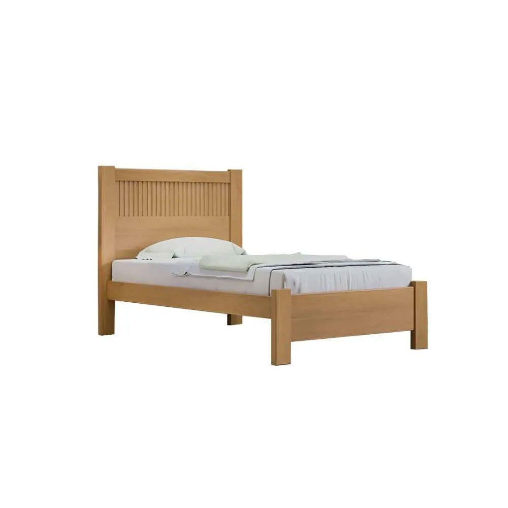 Cama Para Solteiro Primícia Plus Ripada 100% Mdf Cinamomo