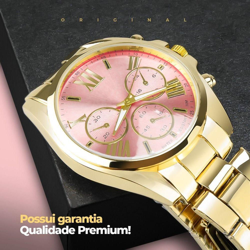 Colar Ouro + Caixa Presente Aço Inoxidavel Casual Qualidade Premium Social Dourado