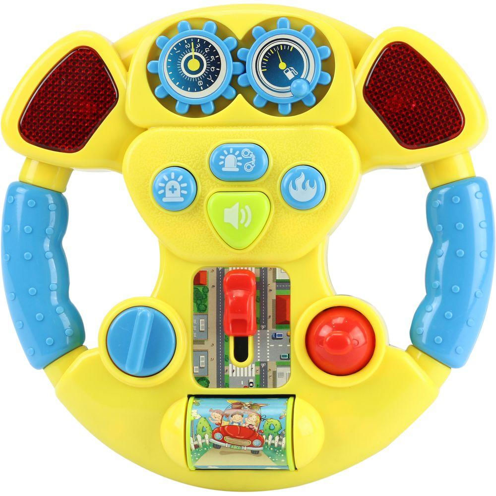 Volante Musical Amarelo - BBR Toys