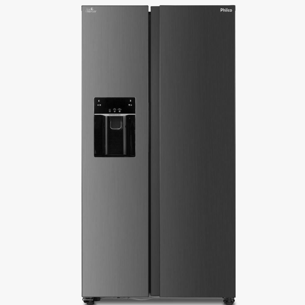 Refrigerador Philco Side By Side Frost Free PRF613ID Eco Inverter 513L Inox - 220V