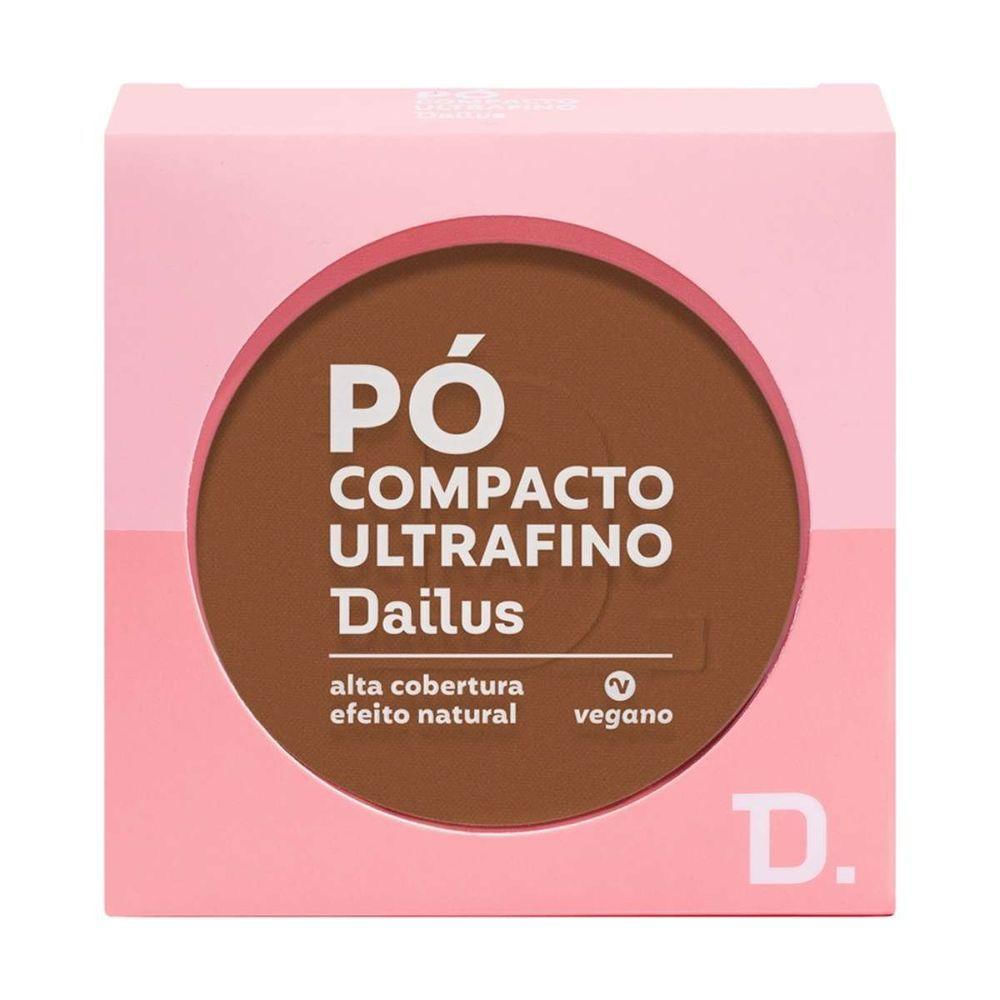 Pó Compacto Ultrafino 9g Dailus Acabamento Suave e Controle De Brilho D11 Escuro
